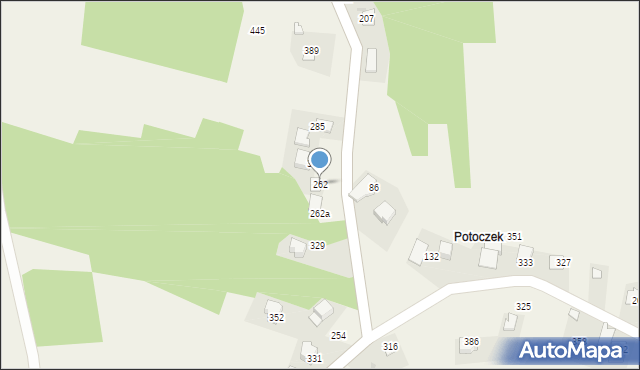 Czułów, Czułów, 262, mapa Czułów