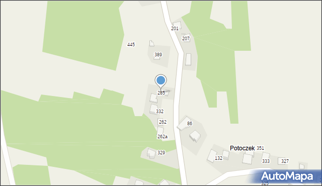 Czułów, Czułów, 285, mapa Czułów