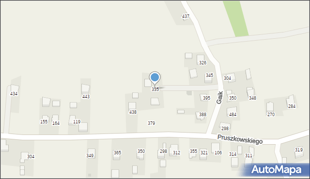 Czułów, Czułów, 335, mapa Czułów