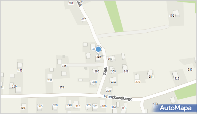 Czułów, Czułów, 345, mapa Czułów