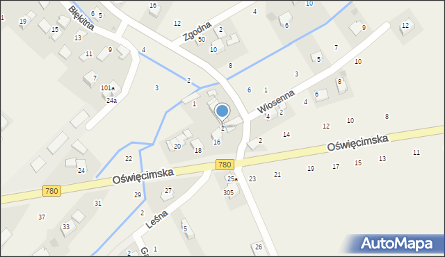 Czułówek, Czułówek, 2, mapa Czułówek