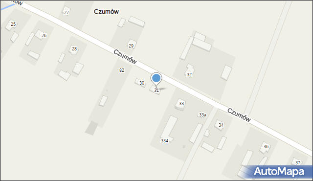 Czumów, Czumów, 31, mapa Czumów