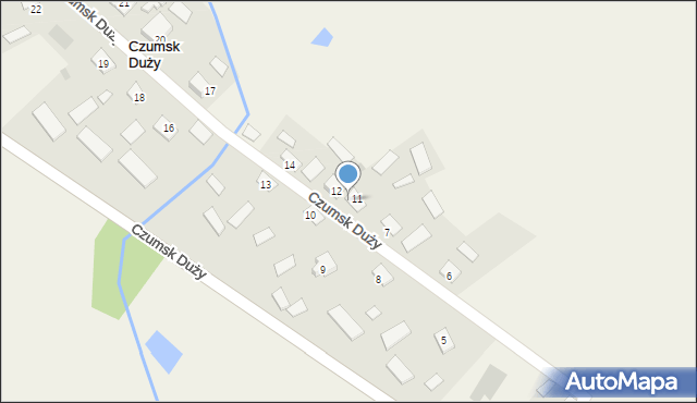 Czumsk Duży, Czumsk Duży, 11A, mapa Czumsk Duży