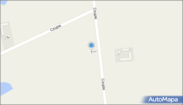 Czuple, Czuple, 2, mapa Czuple