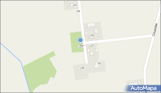 Czuszów, Czuszów, 125, mapa Czuszów
