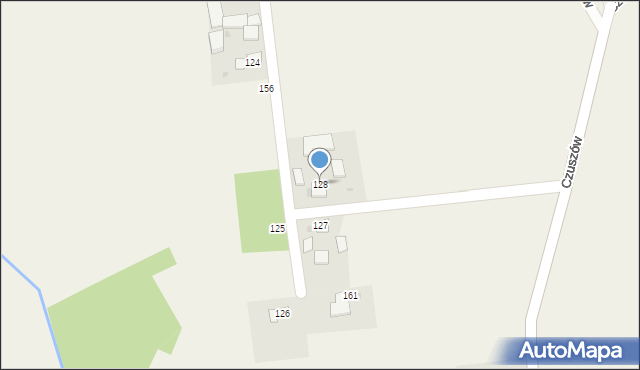 Czuszów, Czuszów, 128, mapa Czuszów