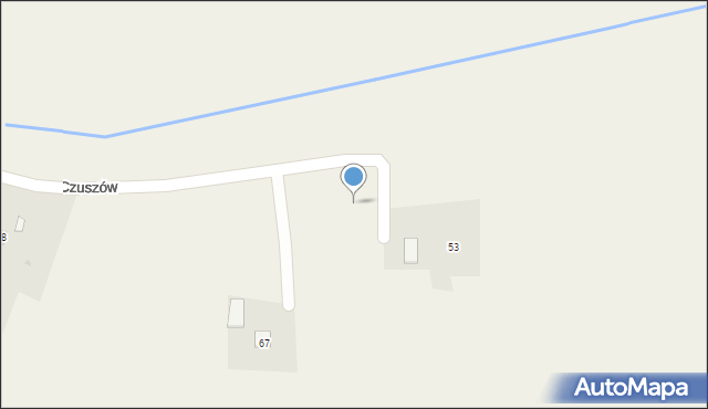 Czuszów, Czuszów, 67b, mapa Czuszów