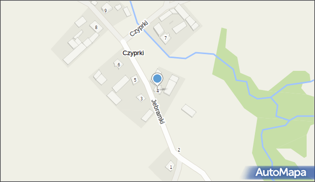 Czyprki, Czyprki, 4, mapa Czyprki