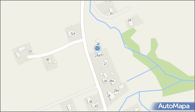 Czyrna, Czyrna, 27A, mapa Czyrna