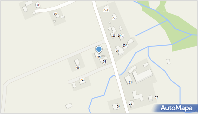 Czyrna, Czyrna, 55, mapa Czyrna