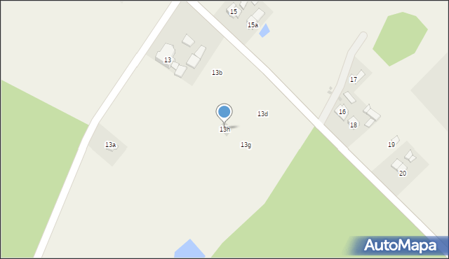 Czystochleb, Czystochleb, 13h, mapa Czystochleb