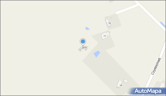 Czystochleb, Czystochleb, 1b, mapa Czystochleb
