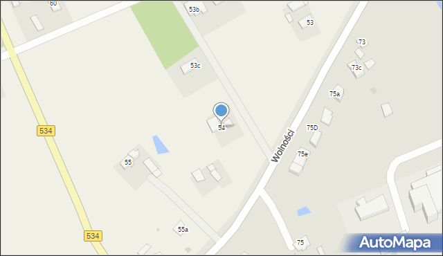 Czystochleb, Czystochleb, 54, mapa Czystochleb