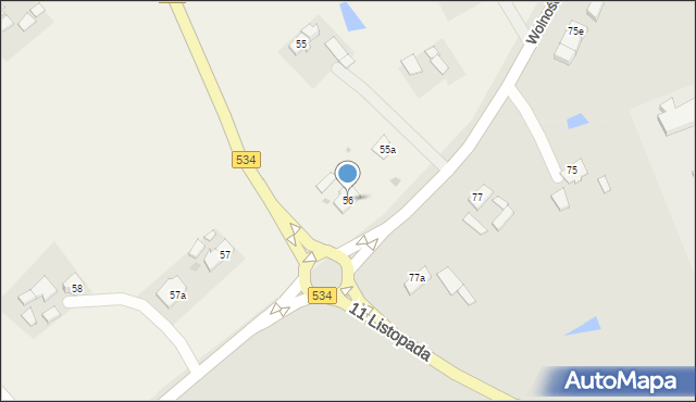 Czystochleb, Czystochleb, 56, mapa Czystochleb