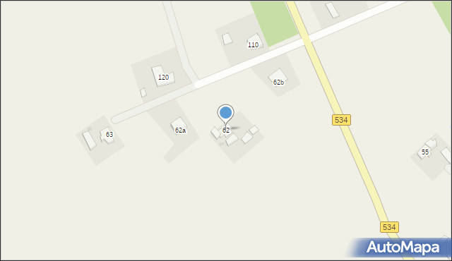 Czystochleb, Czystochleb, 62, mapa Czystochleb