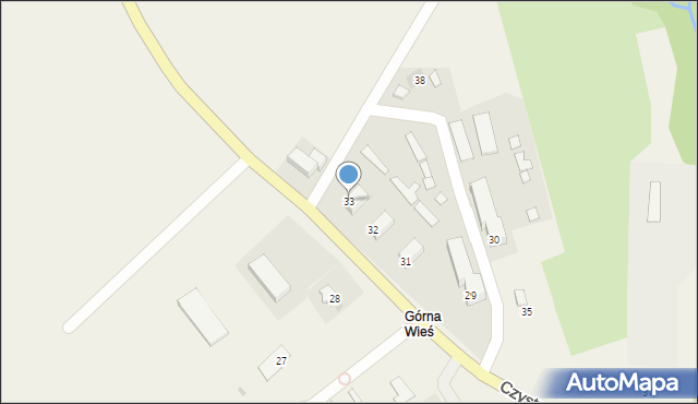 Czystogarb, Czystogarb, 33, mapa Czystogarb