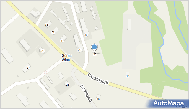 Czystogarb, Czystogarb, 35, mapa Czystogarb