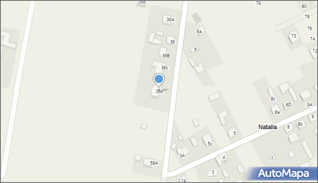 Czyszkówek, Czyszkówek, 36d, mapa Czyszkówek