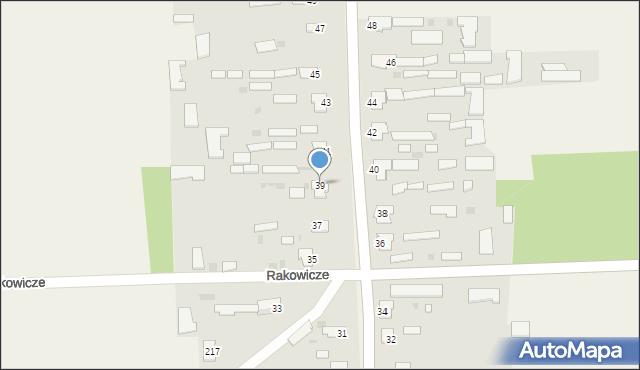 Czyże, Czyże, 39, mapa Czyże