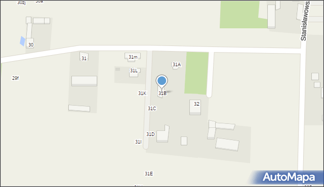 Czyżemin, Czyżemin, 31B, mapa Czyżemin
