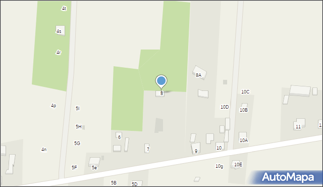 Czyżemin, Czyżemin, 8, mapa Czyżemin