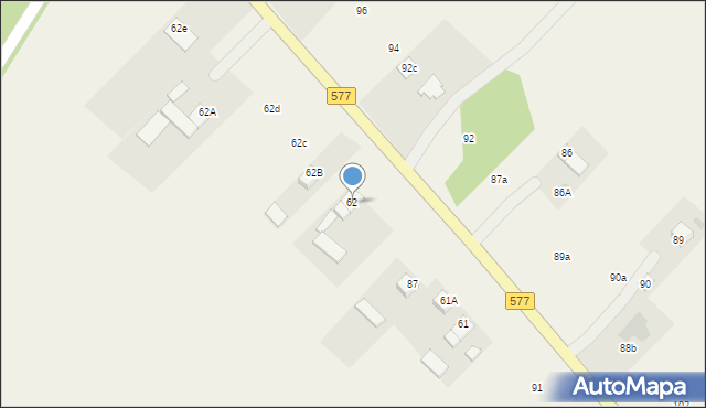 Czyżew, Czyżew, 62, mapa Czyżew