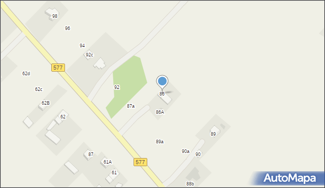 Czyżew, Czyżew, 86, mapa Czyżew