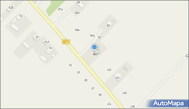 Czyżew, Czyżew, 88b, mapa Czyżew