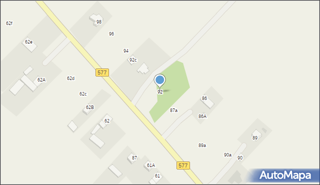 Czyżew, Czyżew, 92, mapa Czyżew