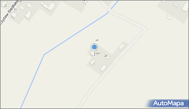 Czyżew-Siedliska, Czyżew-Siedliska, 2, mapa Czyżew-Siedliska