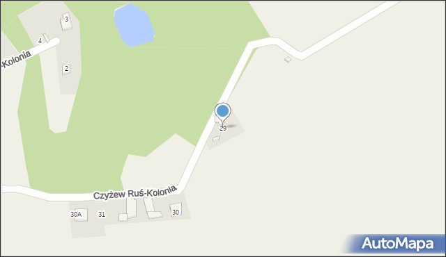 Czyżew-Złote Jabłko, Czyżew-Złote Jabłko, 29, mapa Czyżew-Złote Jabłko
