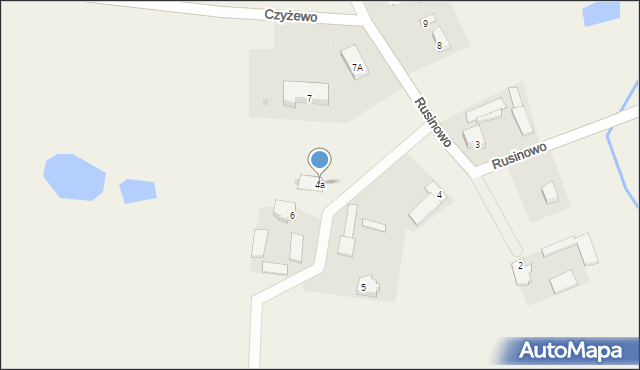 Czyżewo, Czyżewo, 4a, mapa Czyżewo