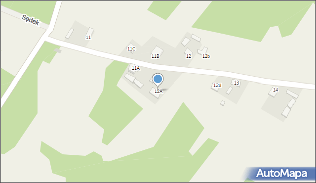 Czyżów, Czyżów, 12A, mapa Czyżów