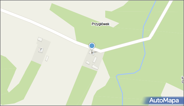 Czyżów, Czyżów, 36, mapa Czyżów