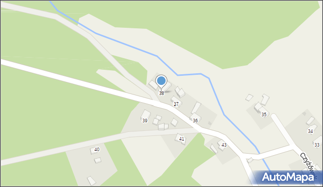 Czyżówek, Czyżówek, 38, mapa Czyżówek