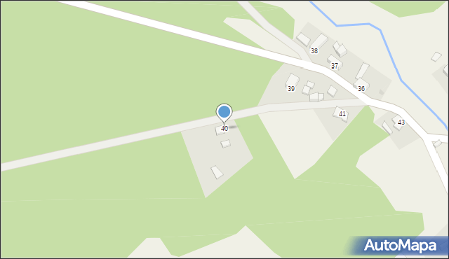 Czyżówek, Czyżówek, 40, mapa Czyżówek