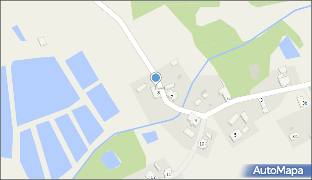 Czyżówek, Czyżówek, 8a, mapa Czyżówek