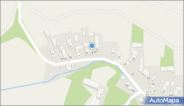 Czyżowice, Czyżowice, 9, mapa Czyżowice