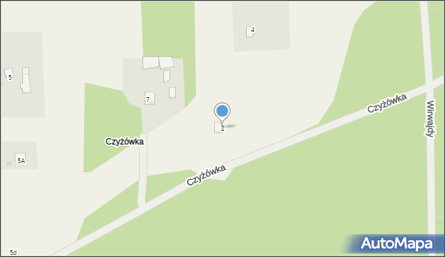 Czyżówka, Czyżówka, 2, mapa Czyżówka