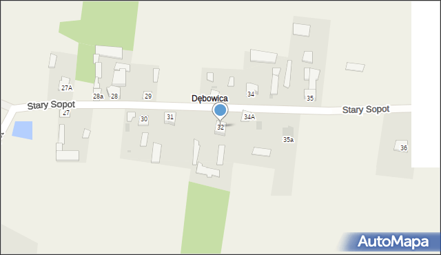 Czyżówka, Czyżówka, 32, mapa Czyżówka