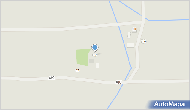 Dąbrowa Tarnowska, Czernia, 32, mapa Dąbrowa Tarnowska