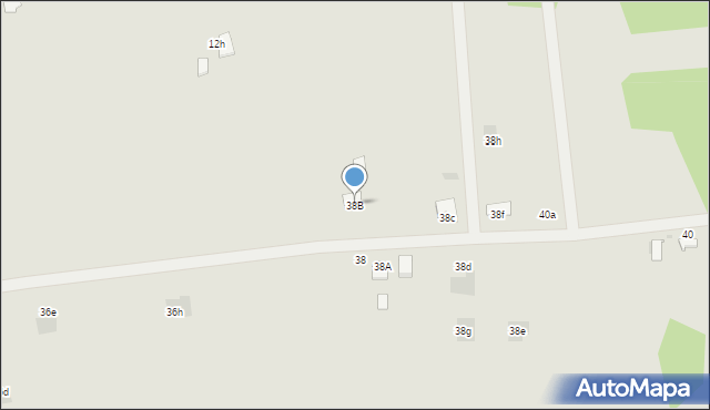 Dąbrowa Tarnowska, Czernia, 38B, mapa Dąbrowa Tarnowska