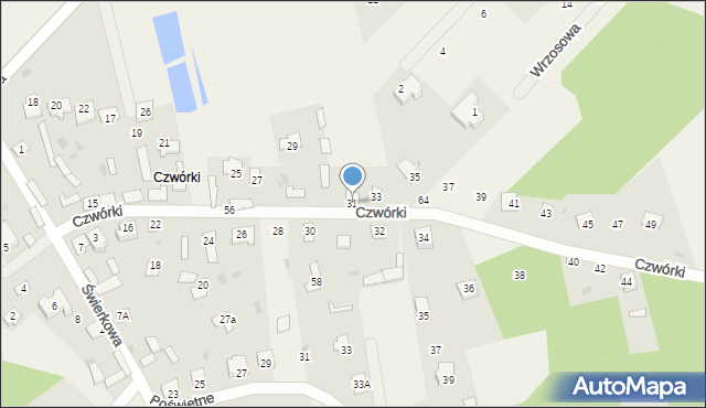 Długosiodło, Czwórki, 31, mapa Długosiodło