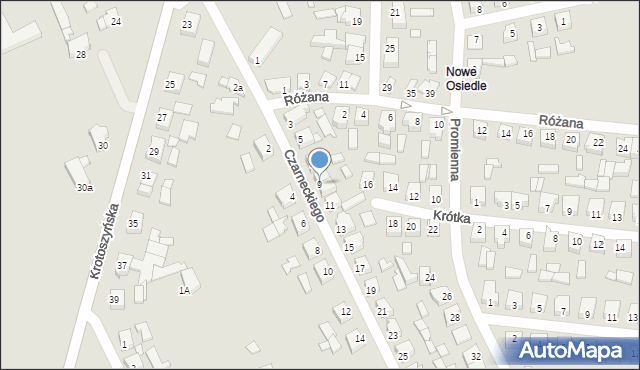 Dobrzyca, Czarneckiego Józefa, 9, mapa Dobrzyca