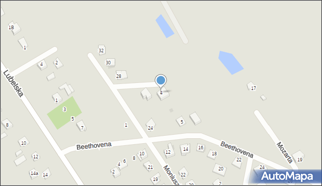 Garwolin, Czajkowskiego Piotra, 4, mapa Garwolin