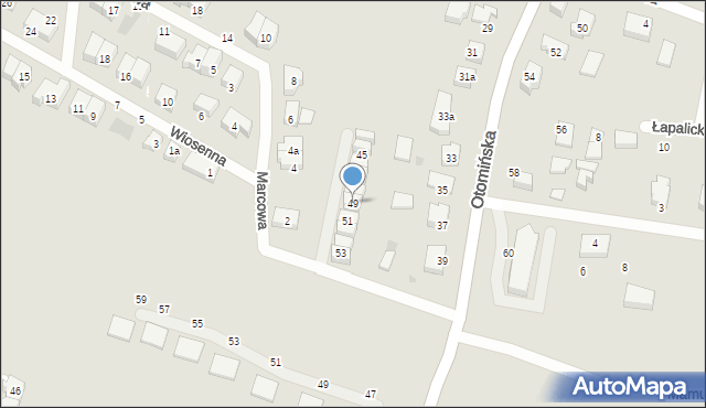 Gdańsk, Czerwcowa, 49, mapa Gdańska