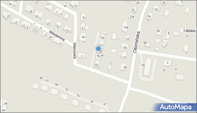 Gdańsk, Czerwcowa, 51, mapa Gdańska