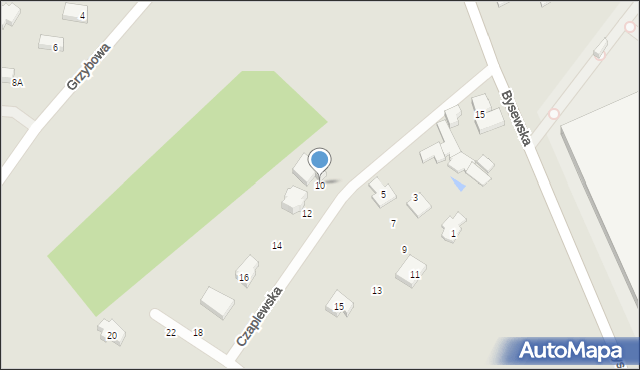 Gdańsk, Czaplewska, 10, mapa Gdańska