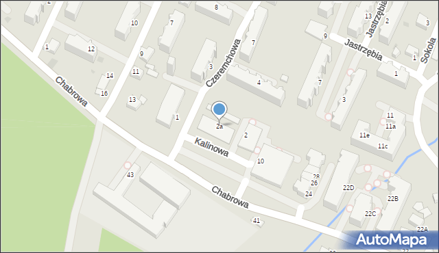 Gdynia, Czeremchowa, 2a, mapa Gdyni