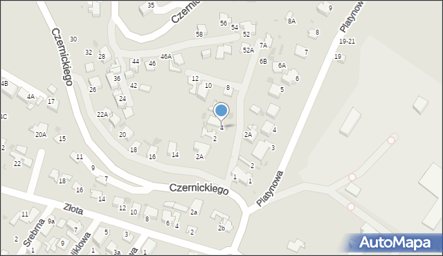 Gdynia, Czernickiego X., kadm., 4, mapa Gdyni